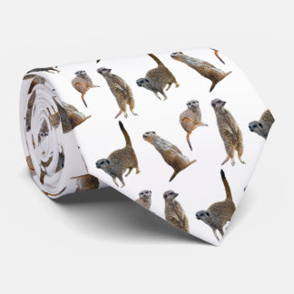 Meerkat Frenzy Tie Double Sided (choose colour)