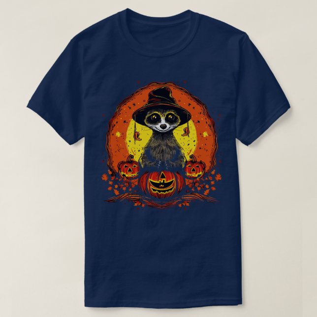Meerkat Halloween T-Shirt (Design Front)