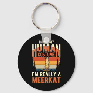 Meerkat Human Costume Halloween Meerkat Key Ring