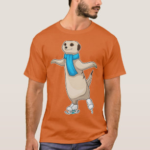 Meerkat Ice skating Ice skates T-Shirt