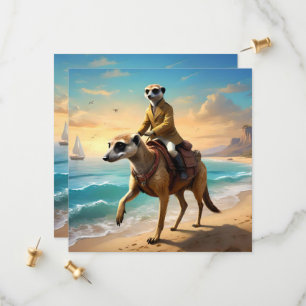Meerkat Jockey On A Meerkat Horse, Save The Date