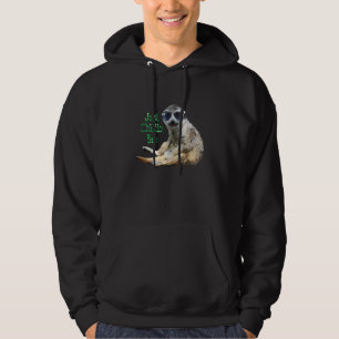 Meerkat Just Chillin Bro Cool Kat Wears Aviators H Hoodie