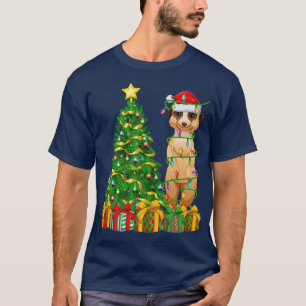 Meerkat Lighting Xmas Tree Matching Meerkat Christ T-Shirt