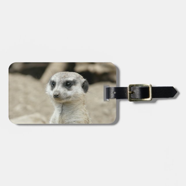 Meerkat Luggage Tag (Front Horizontal)