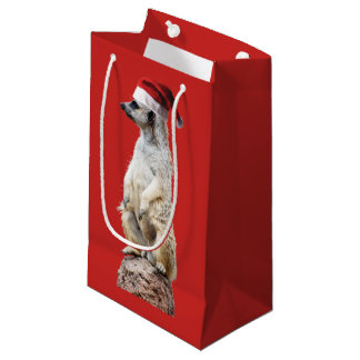 MeerKat Merry Christmas Small Gift Bag