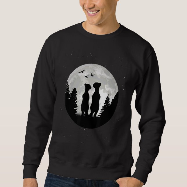 Meerkat Moon 1 Sweatshirt (Front)