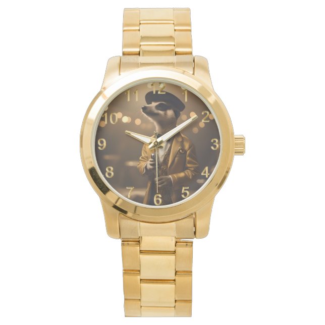 "Meerkat Moonlight: A Crooner’s Serenade"  Watch (Front)