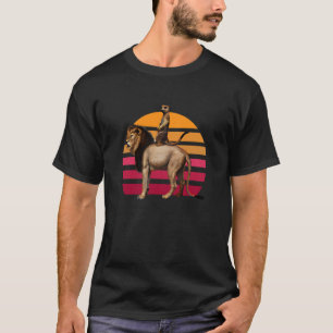 Meerkat on Lion T-Shirt