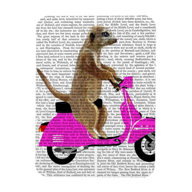 Meerkat on Pink Moped Magnet (Vertical)