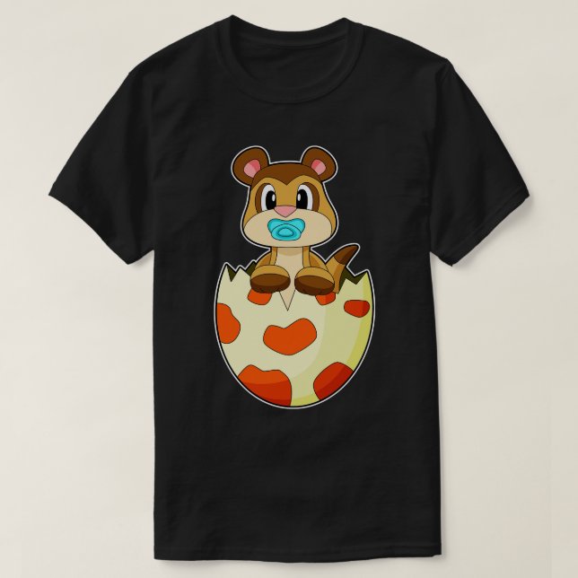 Meerkat Pacifier T-Shirt (Design Front)