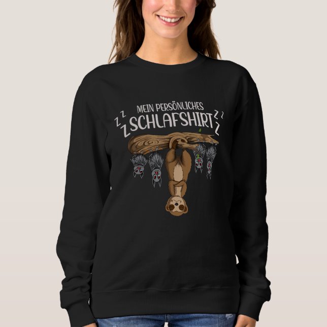 Meerkat Personal Sleep Sleep Morning Grumpy Sweatshirt (Front)
