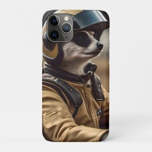Meerkat Professional Racing Car Driver, iPhone 11 Pro Case