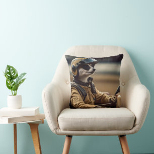 Meerkat Professional Racing Car Driver, Cushion
