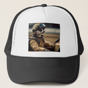Meerkat Professional Racing Car Driver, Trucker Hat