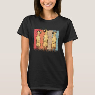 Meerkat Retro Meerkat Vintage T-Shirt