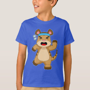 Meerkat Runner Running Sports T-Shirt