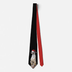 Meerkat Santa Claus Tie