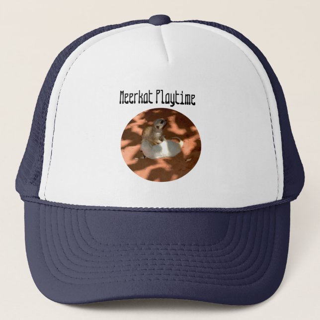 Meerkat Siblings, Truckers Hat (Front)