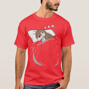 Meerkat Sleeping Animal Nap Napping Slumber T-Shirt