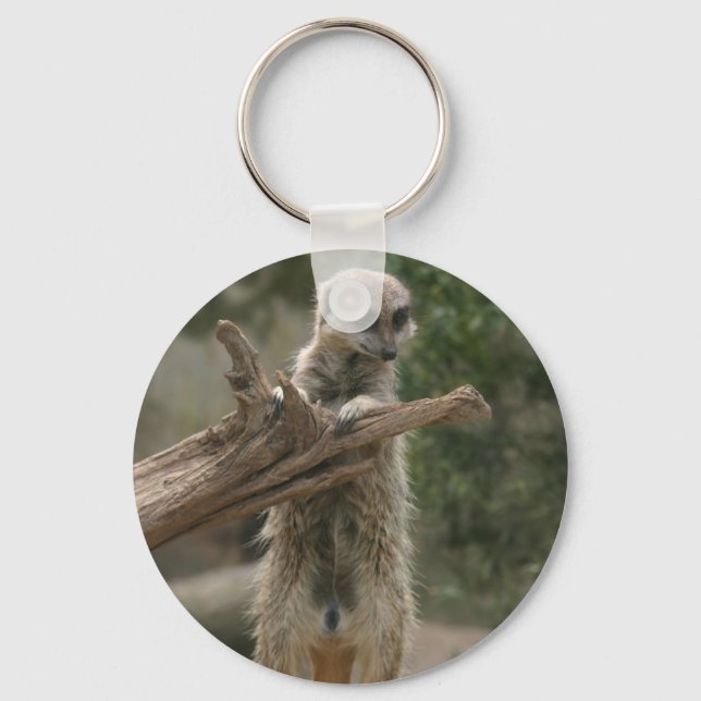 Meerkat Standing Keychain (Front)