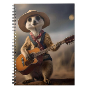 Meerkat Strumming A Country Lullaby, Notebook