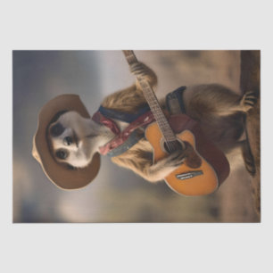 Meerkat Strumming A Country Lullaby, Tissue Paper