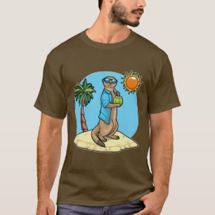 Meerkat Summer Coconut T-Shirt