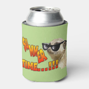 Meerkat Summer Time Can Cooler