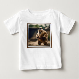 Meerkat Sumo Wrestler, Baby T-Shirt