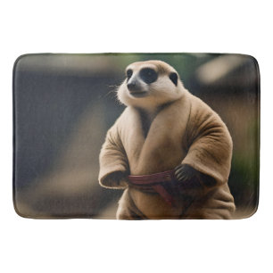Meerkat Sumo Wrestler, Bath Mat
