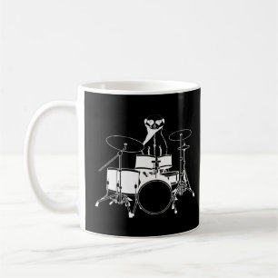 Meerkat Surikate Animal Drums Coffee Mug