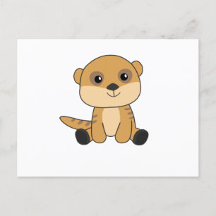 Meerkat Sweet Animals For Children Postcard