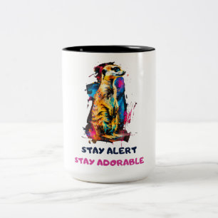 Meerkat Two-Tone Coffee Mug