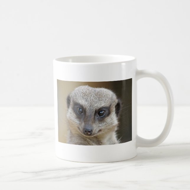 Meerkat Up Close Coffee Mug (Right)