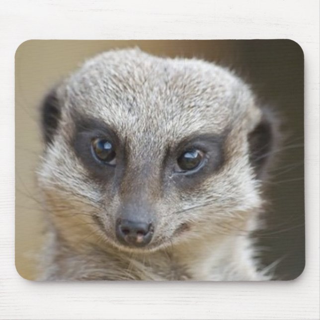 Meerkat Up Close Mouse Mat (Front)