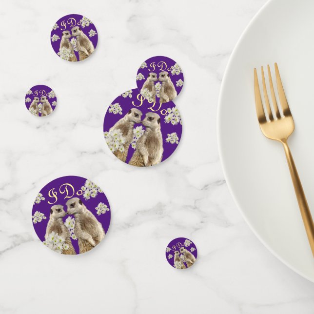 Meerkat Wedding Day, Confetti (Group)