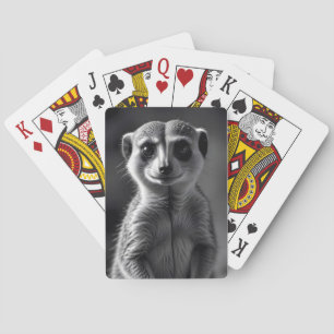 Meerkat Wildlife Majestic Nature Life Wallpaper Playing Cards