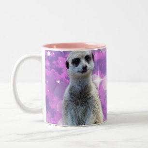 Meerkat With A Sparkle, Two-Tone Coffee Mug