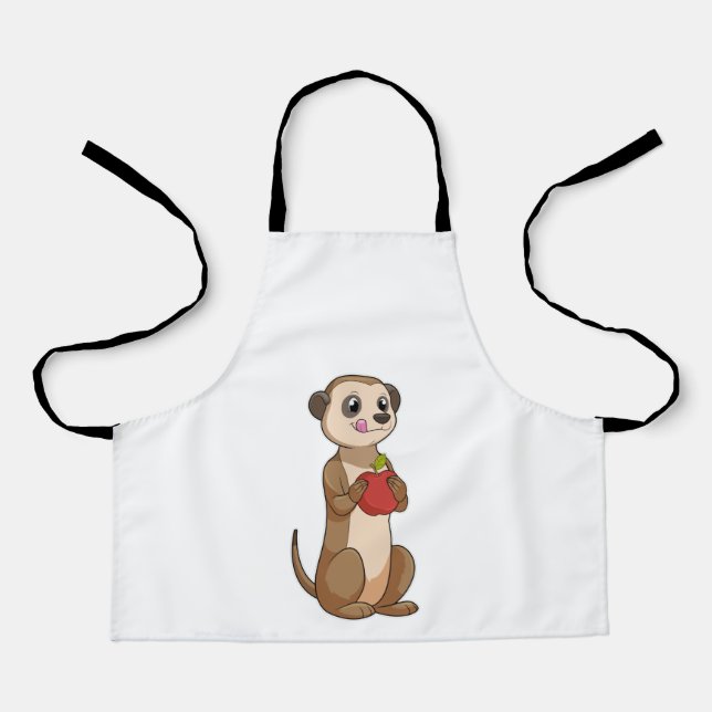 Meerkat with Apple Apron (Front)