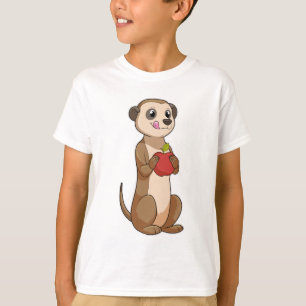 Meerkat with Apple T-Shirt