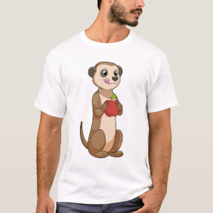 Meerkat with Apple T-Shirt