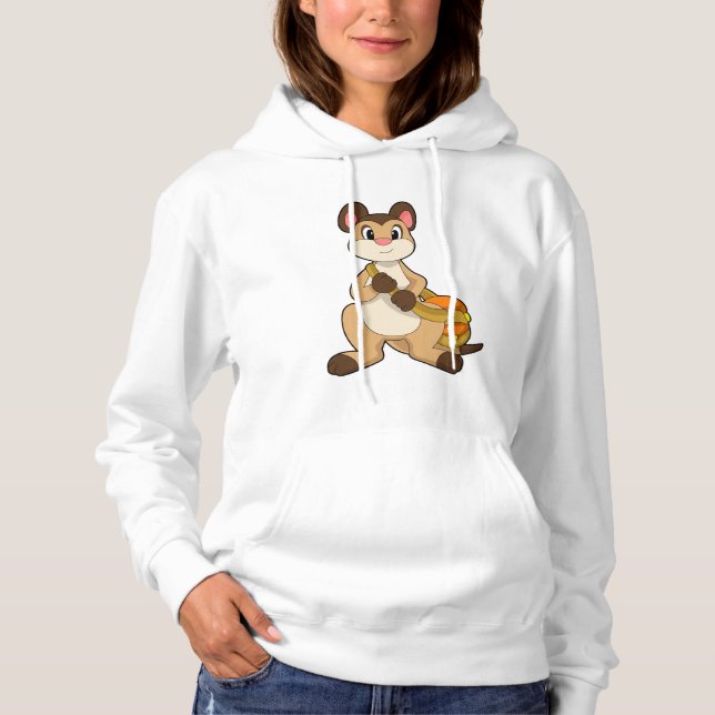 Meerkat with Bag Hoodie (Front)