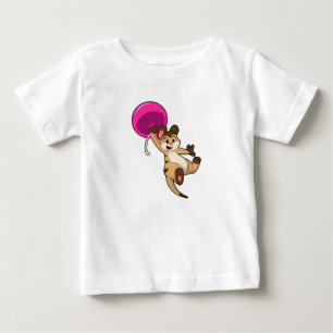 Meerkat with Balloon Baby T-Shirt