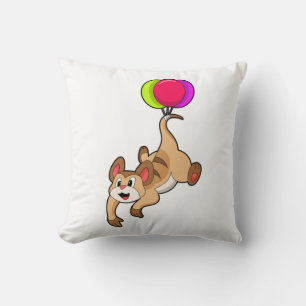 Meerkat with Balloon Cushion