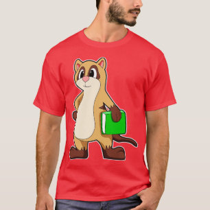 Meerkat with Book 2 T-Shirt