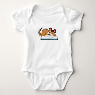 Meerkat with Book Baby Bodysuit