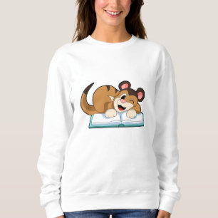 Meerkat with Book Sweatshirt