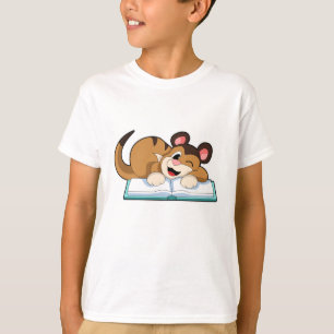 Meerkat with Book T-Shirt