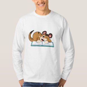 Meerkat with Book T-Shirt
