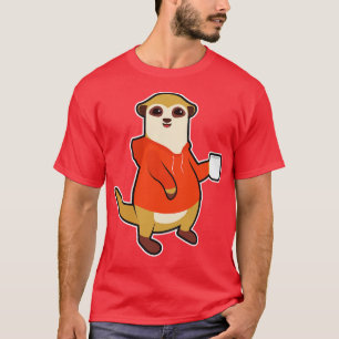 Meerkat with Cup of Coffee 1 T-Shirt